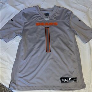 Like new Justin fields Nike Gray Bears Men's Jersey